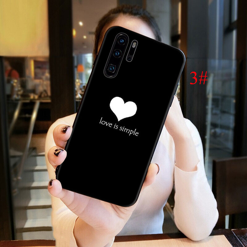 QD35 Love Heart Simple Style Soft Silicone Case for Huawei P20 P30 Lite P20 P30 Pro P Smart Z Plus 2019 | BigBuy360 - bigbuy360.vn
