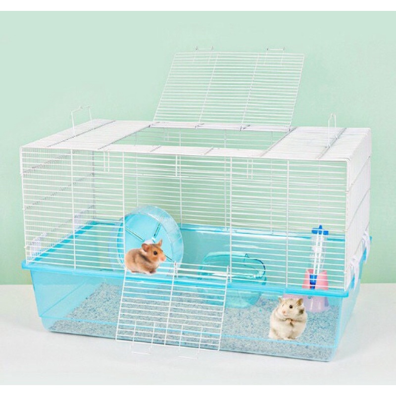lồng đại 80cm full phụ kiện cho hamster, sóc