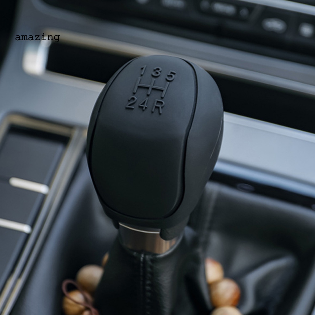 Vỏ Bọc Cần Gạt Số Xe Hơi Bằng Silicone 6 Màu