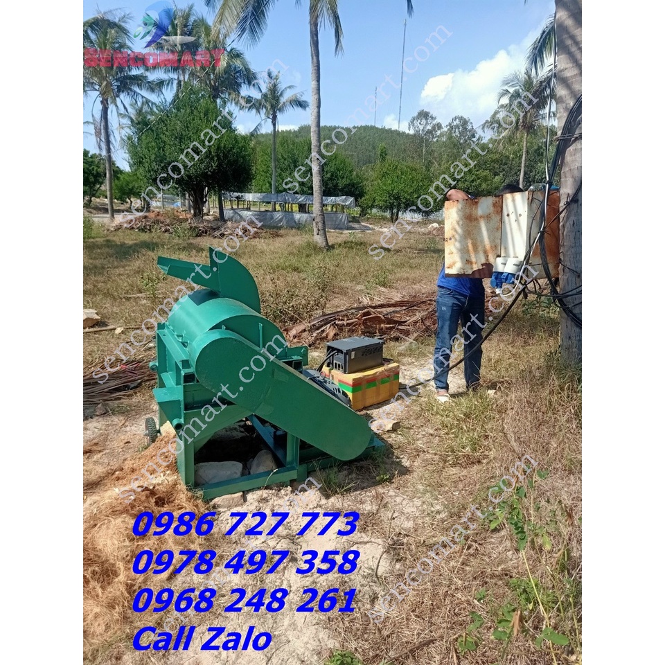 Máy băm xay xơ dừa năng suất cao tại Bình Dương, HCM