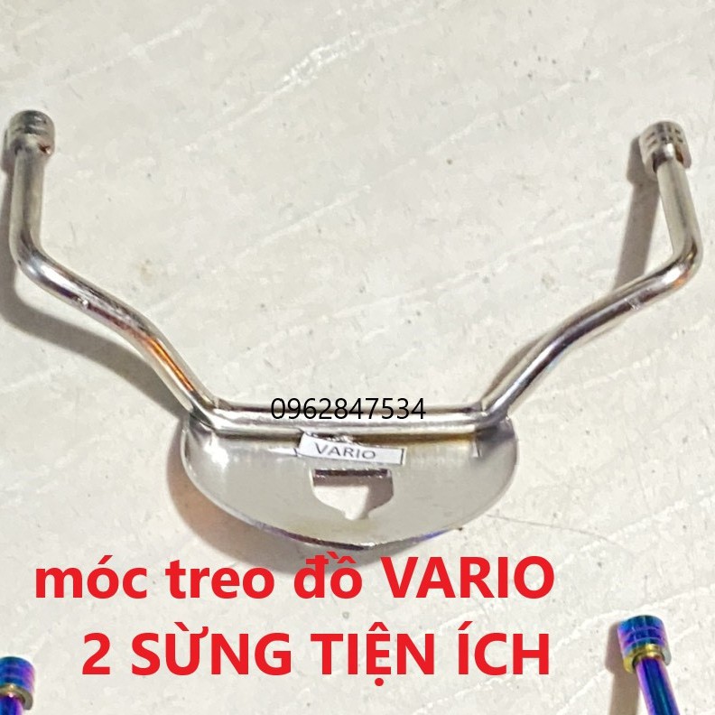 Móc treo đồ Vario 2018-2020 mẩu 2 sừng tiện ích - dochoixemay