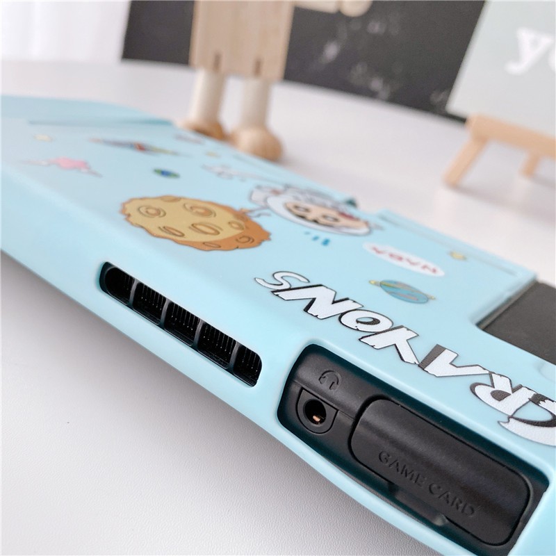Ốp Bảo Vệ Máy Chơi Game Cầm Tay Chống Trượt Chống Sốc Chống Va Chạm Hình Cậu Bé Bút Chì Shin-Chan Phi Hành Gia Kiểu Nhật Bản
