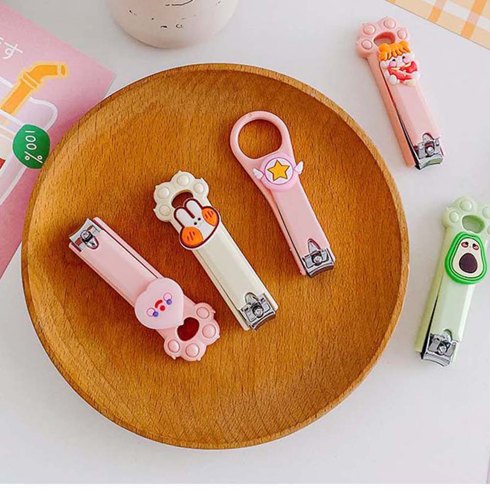 [Hàng mới về] Dụng Cụ Cắt Móng Tay Bằng Thép Hình Trái Cây Hoạt Hình Dễ Thương