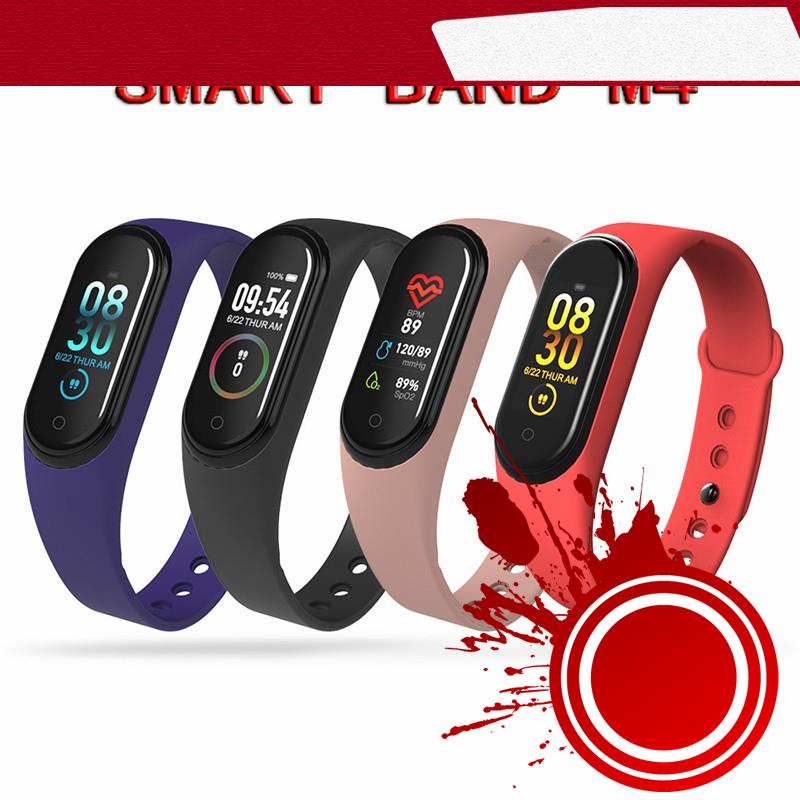 Vòng đeo tay thông minh M4 kết nối bluetooth giám sát hoạt động thể thao theo dõi nhịp tim chất lượng cao