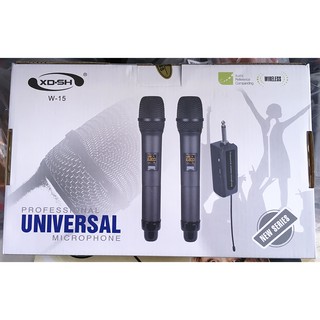 Micro không dây Universal W-15 cho loa kéo
