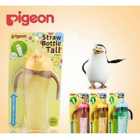 Bình uống nước Pigeon 330ml nội địa Nhật