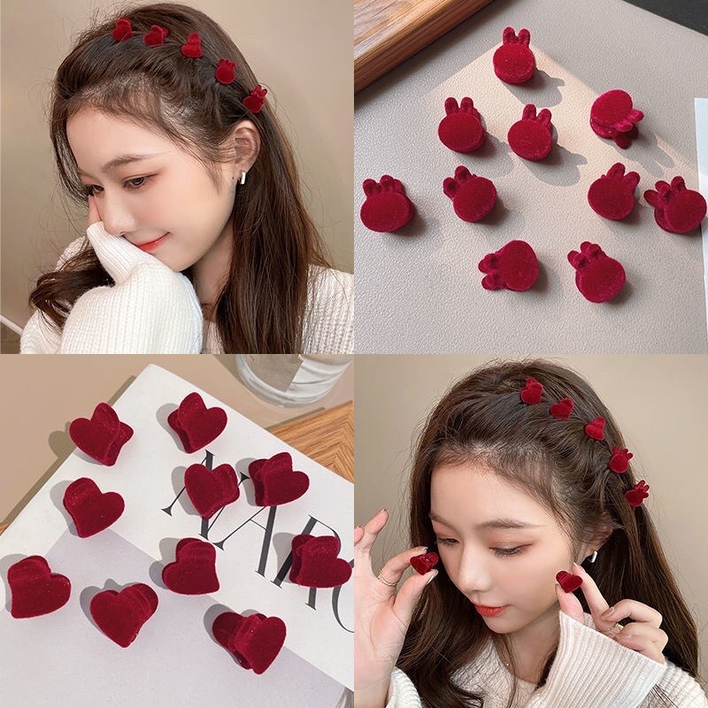 Kẹp mini nhung