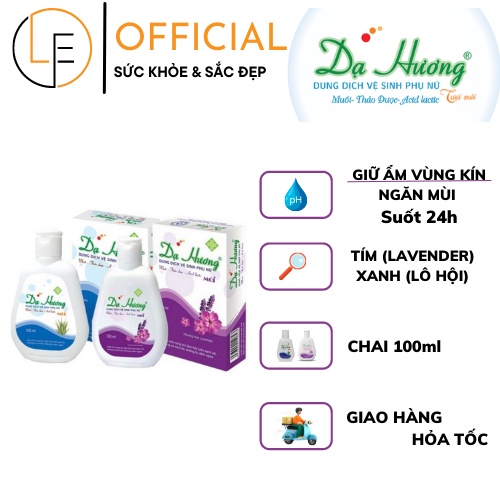 Dung Dịch Vệ Sinh Phụ Nữ Dạ Hương Chai 100ml