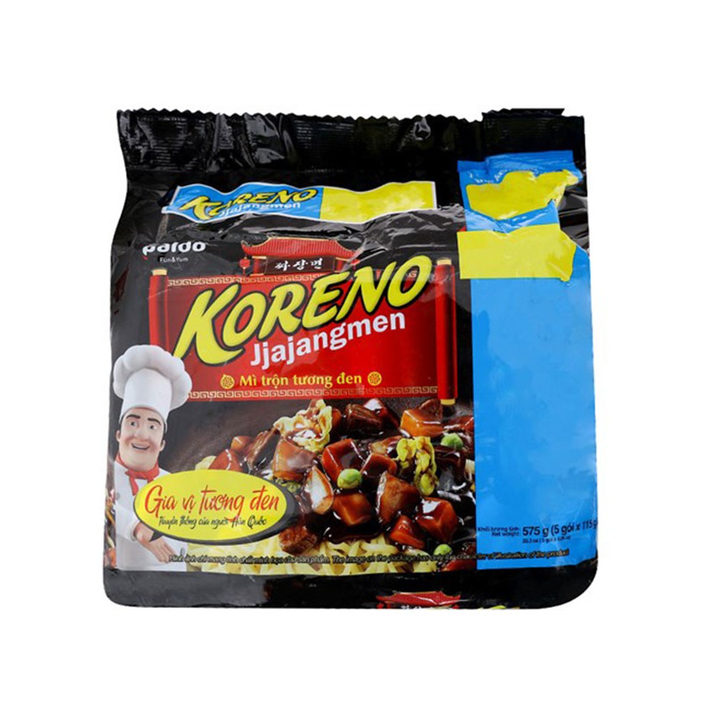 Mì trộn tương đen Koreno Jjajangmen 115g