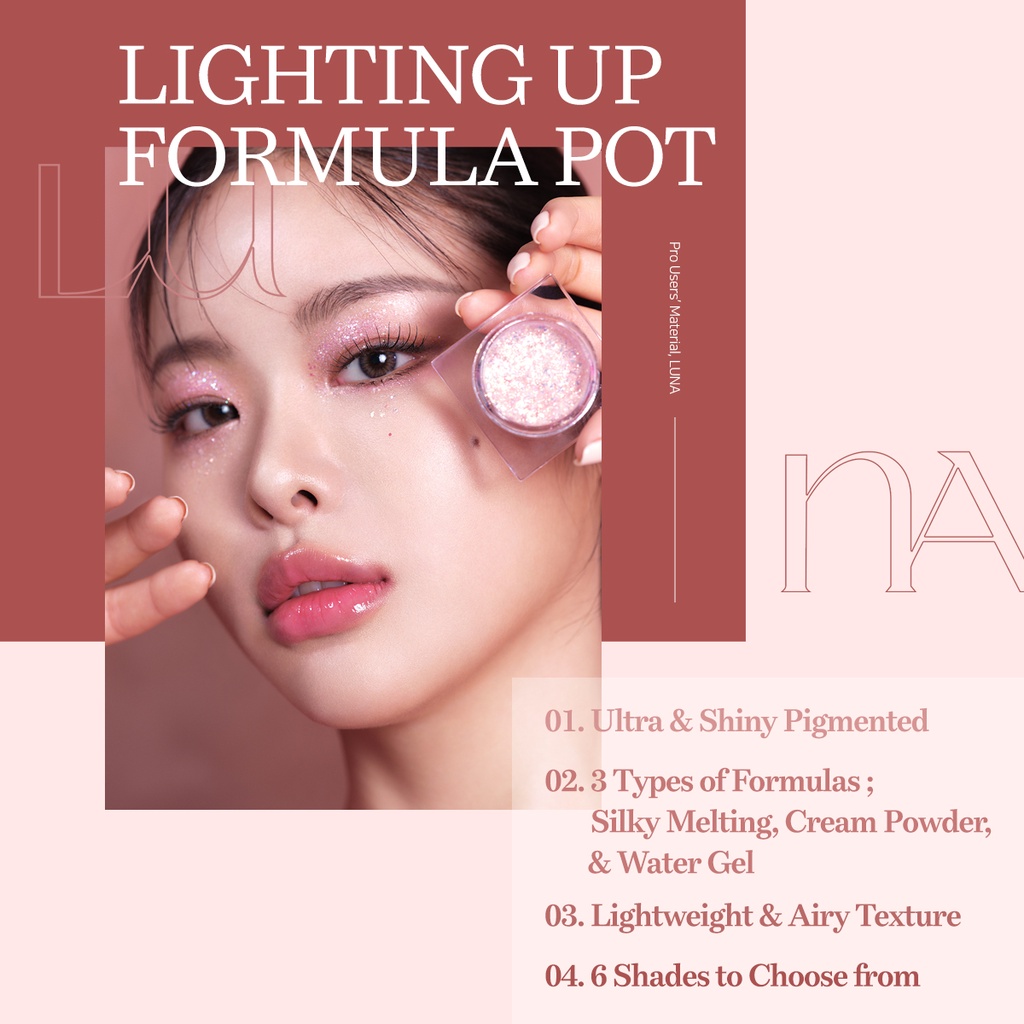 LUNA Phấn mắt công thức lấp lánh 4.2g