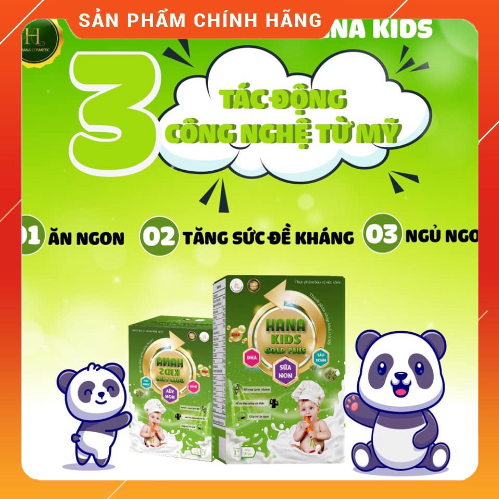 Siro ăn ngon Hana Kids Gold Plus hàng chính hãng