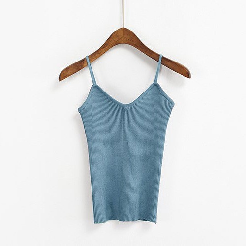 Áo Hai Dây Ôm Dáng Phong Cách Hàn Quốc Đơn Giản Cho Nữ