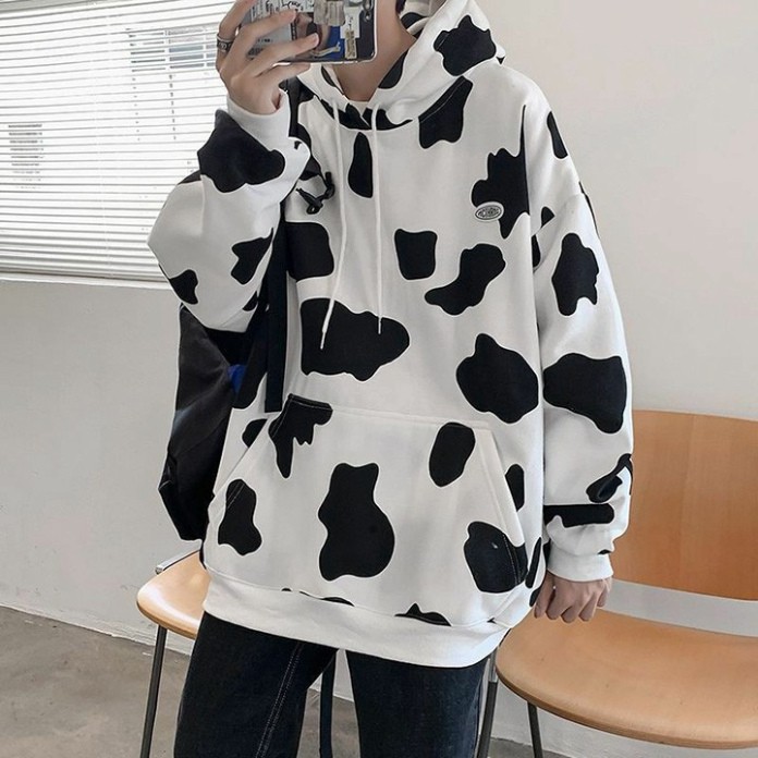 ÁO HOODIE - ÁO KHOÁC NỈ NGOẠI Bò Sữa Cổ Chui (HD2420 - IN 3D) (Tino Shop) | BigBuy360 - bigbuy360.vn