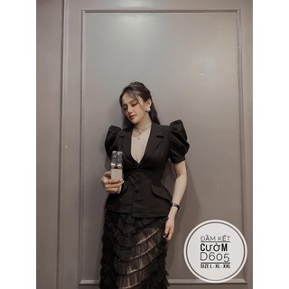 [Mã FATHANG5 giảm 10K đơn 50K] Bigsize Đầm kết cườm D605