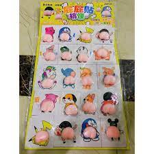 Sỉ 24 chiếc mông đào squishy sắc màu mềm mại hàng sẵn có