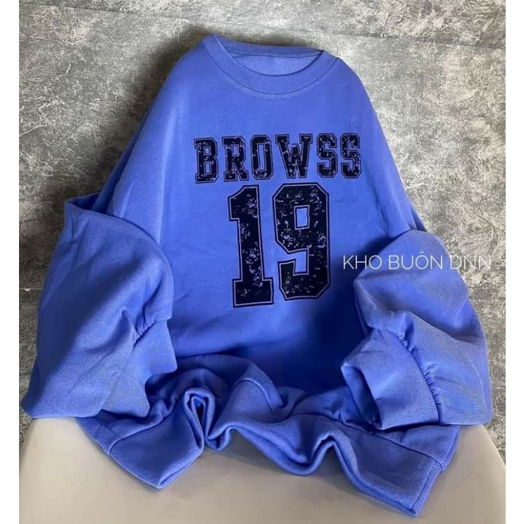 Áo Sweater nỉ cottong Browss tay bồng HARI | BigBuy360 - bigbuy360.vn