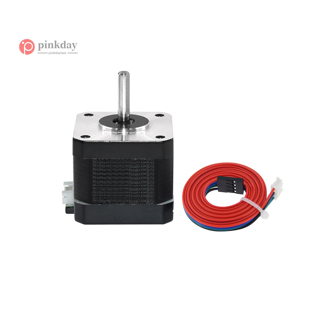 Ready in stock Aibecy 42 Stepper Motor 2 Phase 1.8 Degree Step Angle 1.5A 17HS4401S Stepping Motor with 1m Cable for 3D Printer and CNC