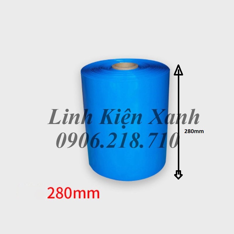Màng co PVC bọc pin khối, xe điện, máy khoan kích thước tùy chọn 85mm - 280mm