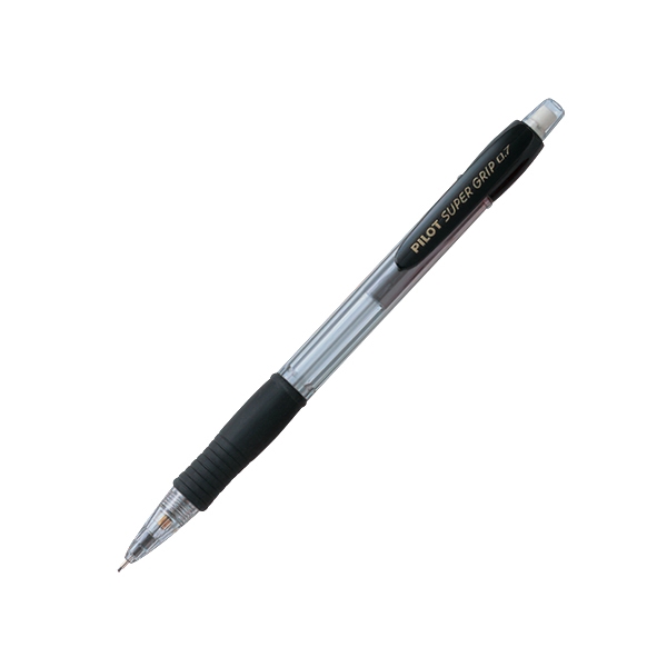 Bút Chì Bấm 0.7 mm Pilot Super Grip H-187-SL-B - Màu Đen