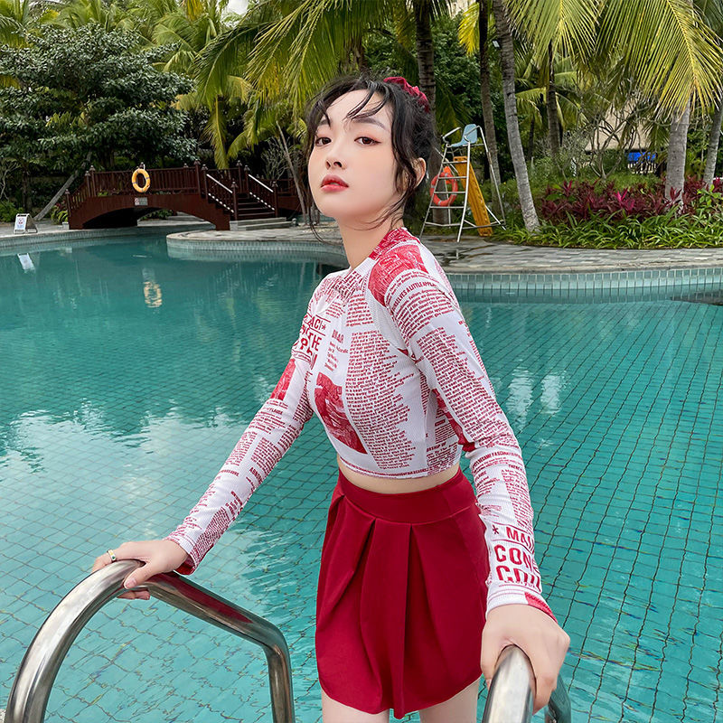 Bộ Đồ Bơi Dài Tay Eo Cao Thời Trang Mùa Xuân 2021 | BigBuy360 - bigbuy360.vn