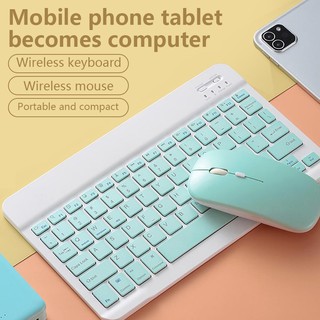 Bộ bàn phím và chuột không dây kết nối bluetooth dễ mang theo cho máy tính bảng ipad / máy tính bảng / điện thoại di động