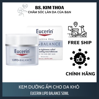 [CHÍNH HÃNG] Kem dưỡng ẩm cho da khô Eucerin Lipo Balance