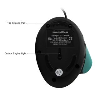 Simple wired mouse vertical design