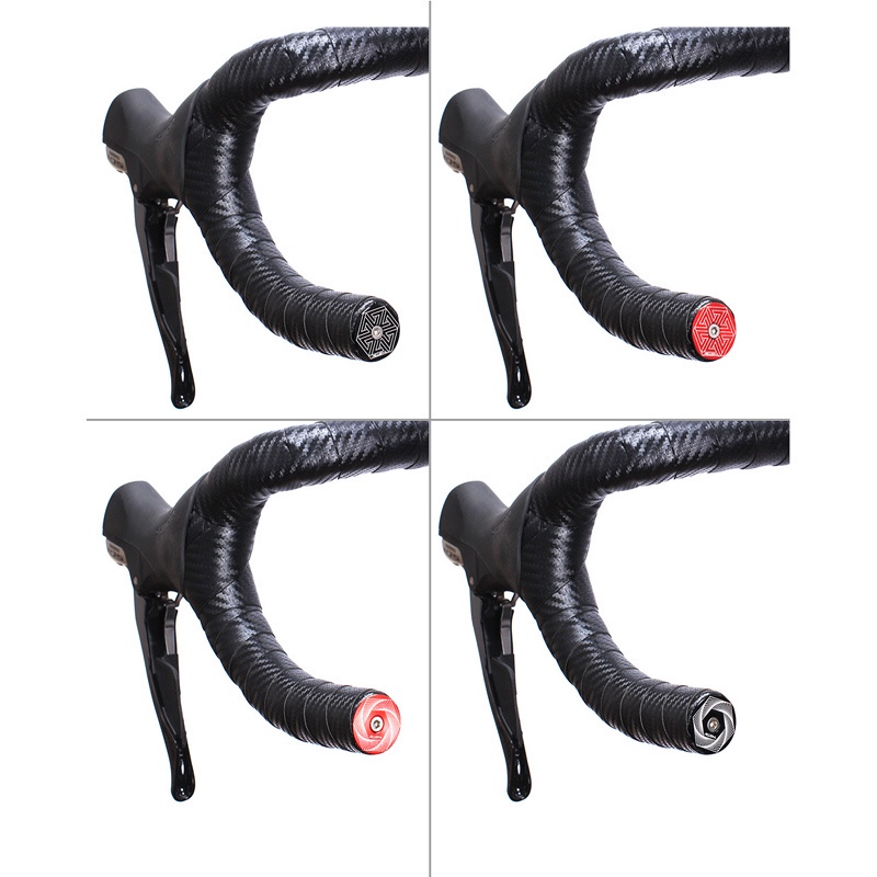 1 Cặp Nút Gắn Tay Lái Xe Đạp Bằng Hợp Kim Nhôm Gọn Nhẹ