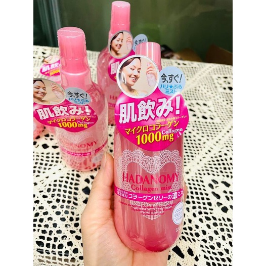 Xịt khoáng Hadanomy Collagen dưỡng ẩm 250ml