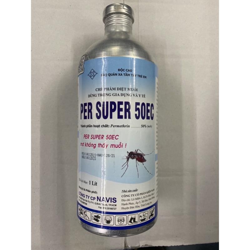 Thuốc muỗi chai nhôm PER SUPER 50EC - 1LÍT