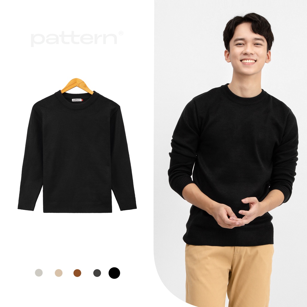 Áo len nam PATTERN 5 màu trơn PA012
