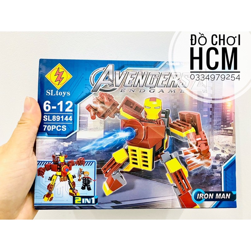 [NHIỀU MẪU] Hộp đồ chơi lego lắp ráp ghép hình nhân vật Avenger cho bé thích siêu anh hùng giúp bé sáng tạo, thông minh