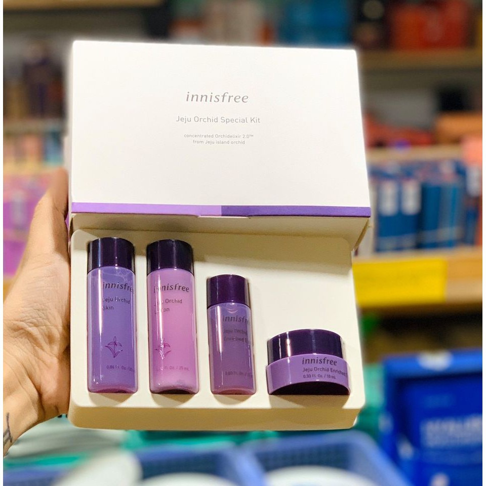 Set Dưỡng 4 Món Innisfree Jeju Orchid Special Kit