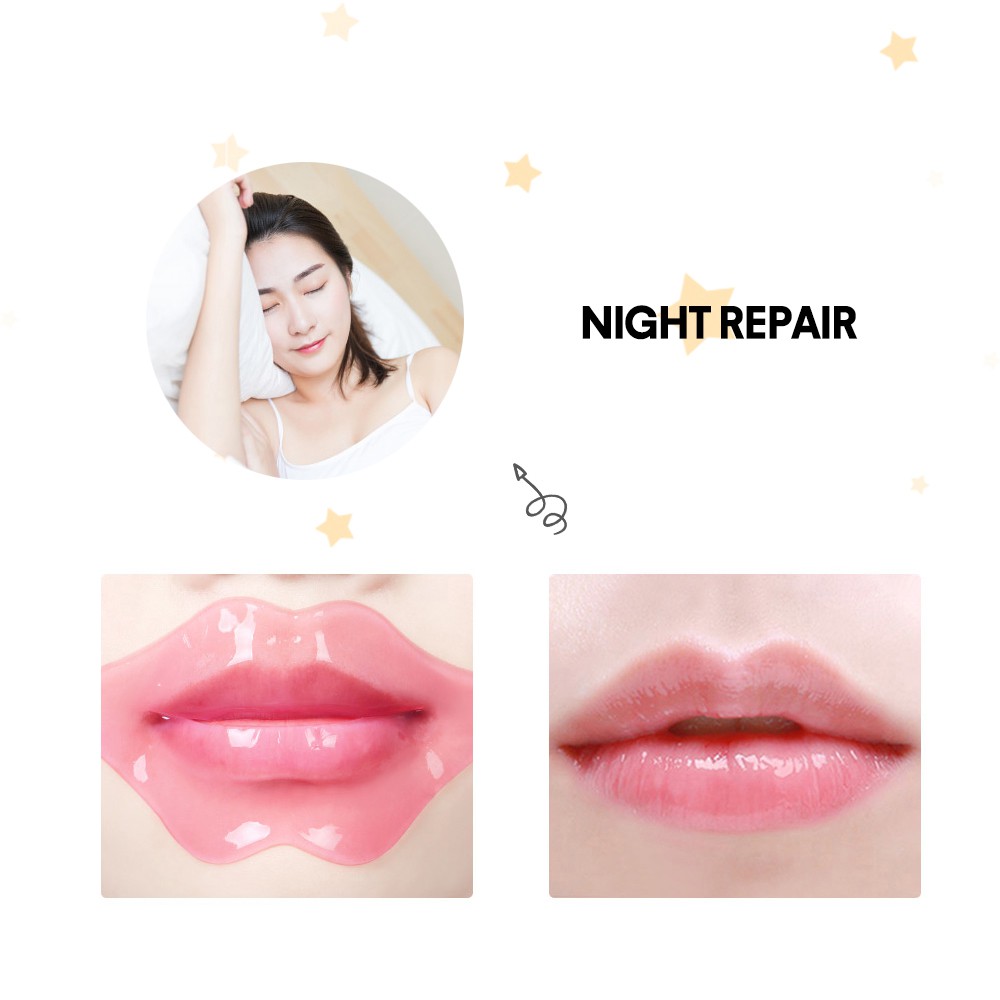 (Hàng Mới Về) Mặt Nạ Môi Collagen Dưỡng Ẩm Chống Nếp Nhăn Và Lão Hóa | BigBuy360 - bigbuy360.vn