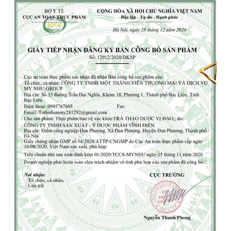 Trà giảm cân vị đào thơm dễ uống - giảm cân an toàn Đông Anh  HÀNG CHÍNH HÃNG