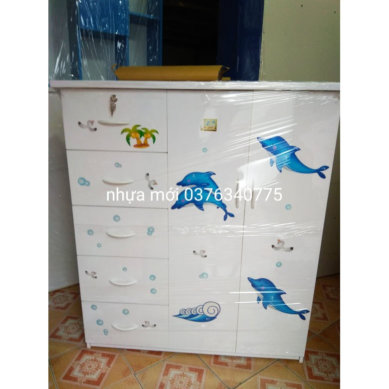 tủ nhưa cho bé free  ship hà nội cao 125x105