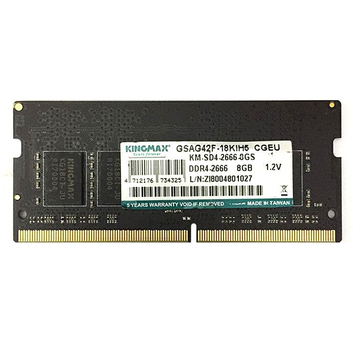 Ram laptop 4GB DDR4 bus 2666 nhiều hãng samsung hynix