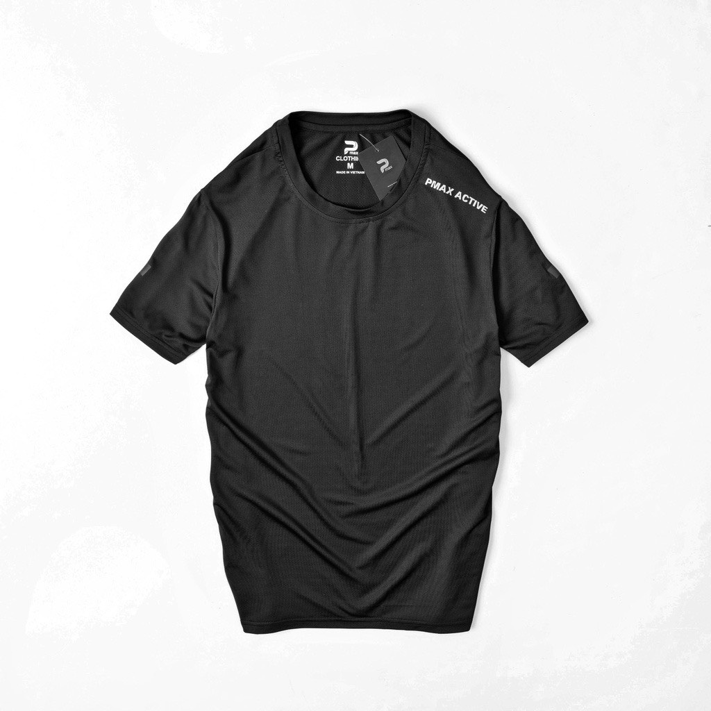 Áo phông nam HKB cao câp, thun lạnh ngắn tay, thấm hút mồ hôi, coolmax 100% co dãn 4 chiều