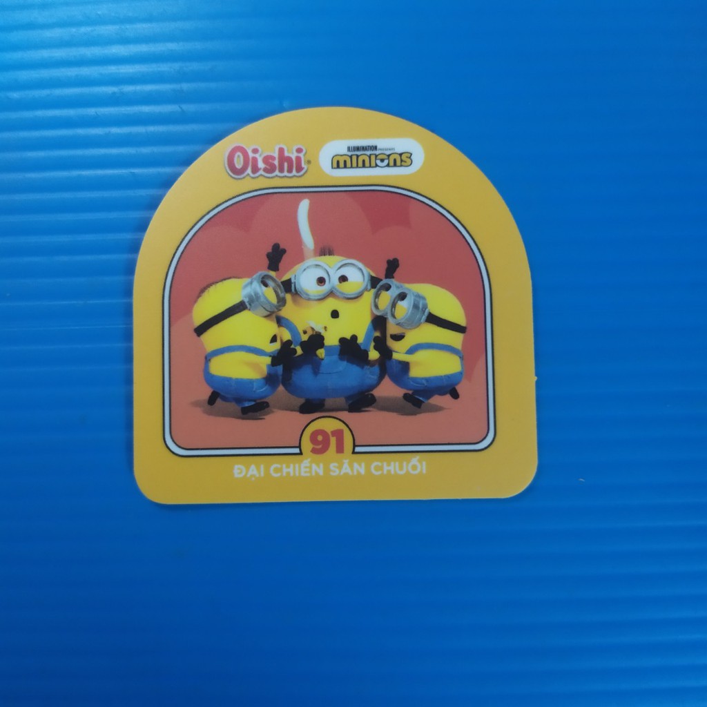 Thẻ bài Oishi Minions mùa bắp ngô ngọt : Thẻ nhóm minion 2nd không seal : Phân loại 2