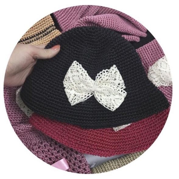 Nón sợi hè cho bé