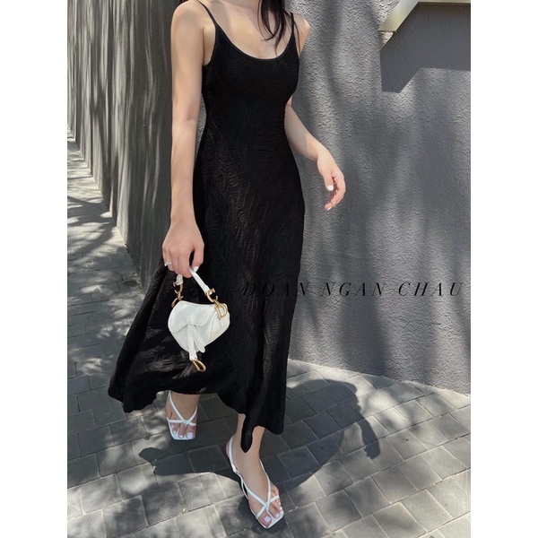 Mixi Dress Đầm maxi thun 2 dây -thelaniclothing