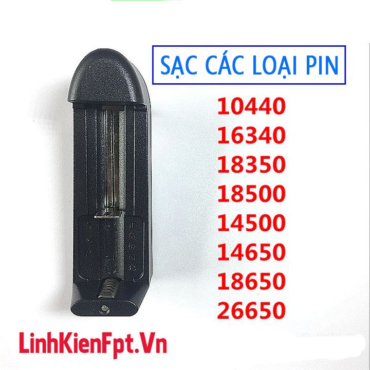 Sạc Pin Lithium 3.7V Sạc Rời , Sạc Pin Đèn Chiếu Sáng