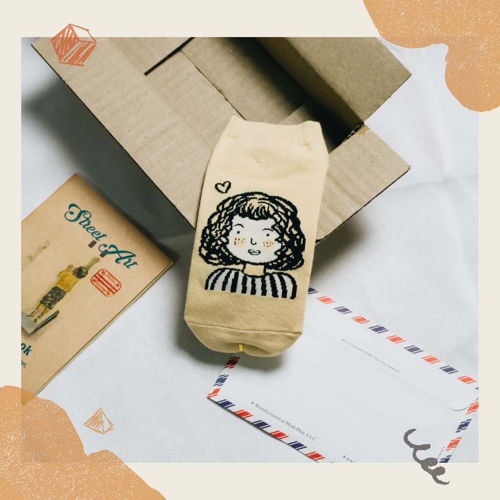 TẤT VỚ CỔ NGẮN NGỘ NGHĨNH PHONG CÁCH NHẬT BẢN