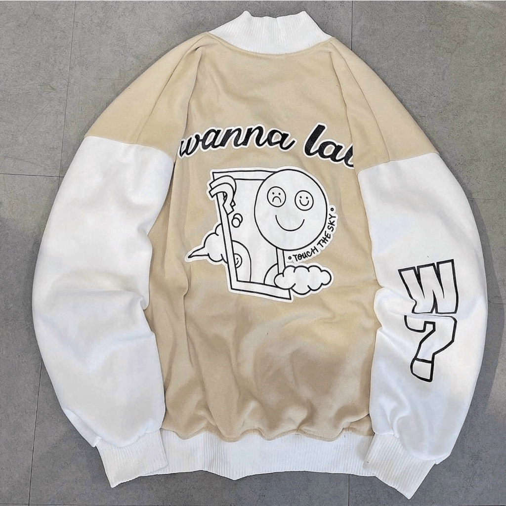 (HCM) ÁO KHOÁC BOMBER NỈ NGOẠI NAM NỮ FORM RỘNG CỔ TRÒN CỰC ĐẸP HOT HIT THỜI TRANG TRẺ THỜI TRANG KOKO MI