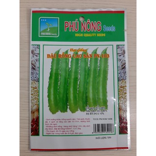 Hạt giống Đậu rồng - Gói 10g - Hạt giống Thương hiệu phú nông