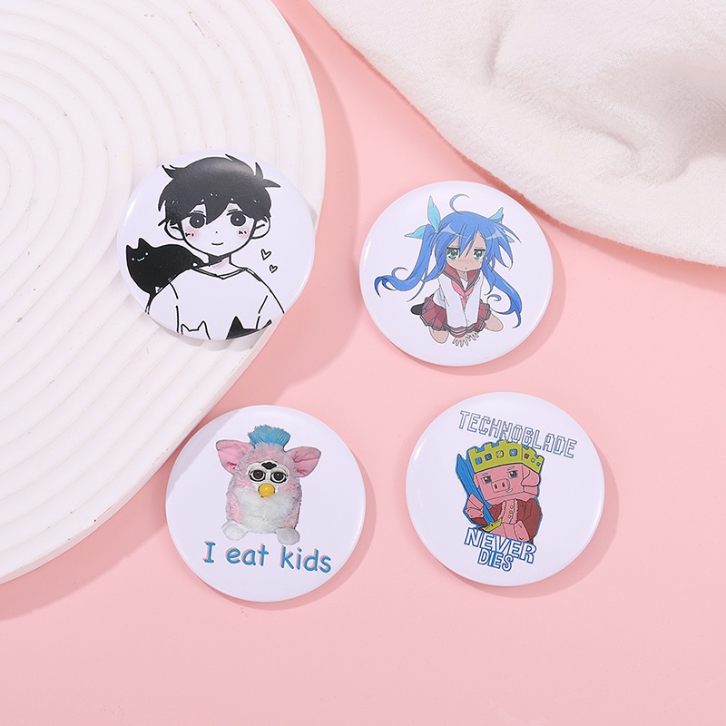 Trâm Cài Áo Bằng Thiếc Thiếc In Hình Động Vật Hoạt Hình Chữ Cái Tiếng Anh Sáng Tạo Làm Quà Tặng Cho Bạn Bè