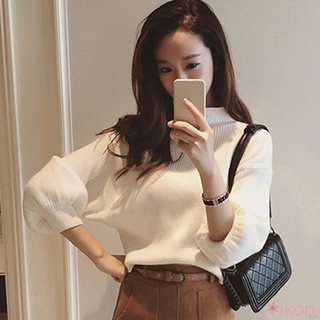 Áo len tay bồng nữ