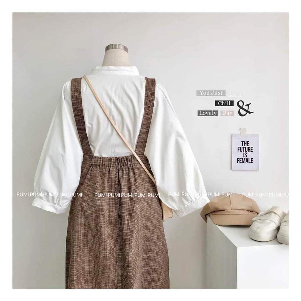 [Set] Đồ nữ 🦋 3 món áo gile áo sơ mi và chân váy mặc đi tập đi chơi cực xinh form thụng trẻ trung năng động  BỘ ĐỒ 5 | BigBuy360 - bigbuy360.vn