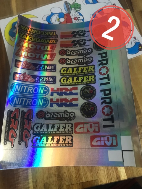 Tem Decal Logo Nhôm Xước Nguyên Tấm