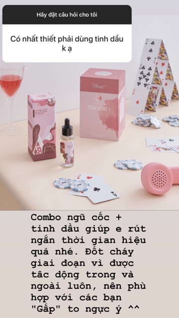 Ngũ cốc Tăng vòng 1 và tinh dầu massage A’mint